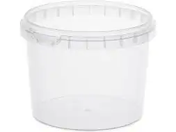 Контейнер п/п 0,7л. круглый, d-122 мм, с прозрачной крышкой