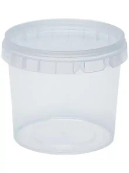 Контейнер пластиковый круглый, 365мл, 95 мм