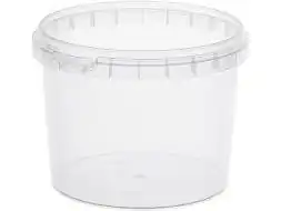 Контейнер п/п 0,7л. круглый, d-122 мм, с прозрачной крышкой