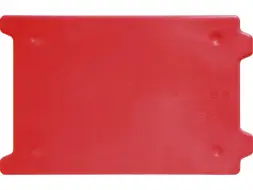 Ящик пластиковый сплошной, 600x400x400 мм, 75 л, красный [605 ГД]