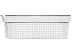 Ящик пластиковый морозостойкий перфорированный, 600x400x200 мм, 48 л, белый [102-1]