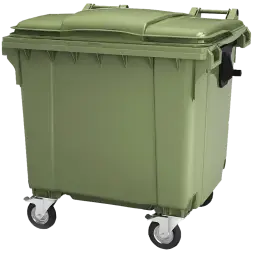 Мусорный контейнер 1100л. на колесах с опцией &quot;крышка в крышке&quot;
