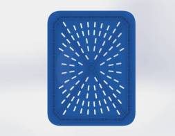 Лоток кондитерский перфорированный (435х335х110)