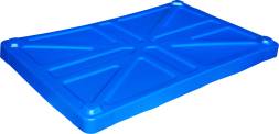 Крышка для крупногабаритного контейнера BoxPallet, 1225х825х80 мм, синий [800 RUS]