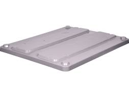 Крышка для крупногабаритного контейнера BoxPallet, 1230х1040х80 мм, серый [1000 АСЕ]