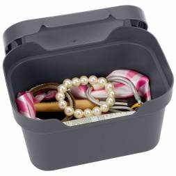 Ящик с крышкой универсальный Luxe, 1,9л, серый