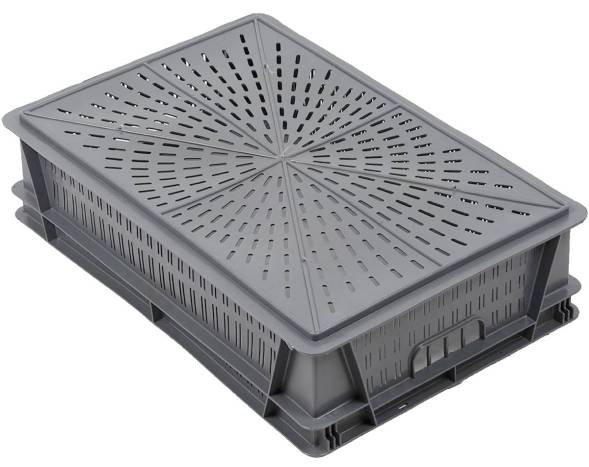 Пластиковый Ящик 600х400х150 мм для перевозки суточных цыплят и цыплят бройлеров