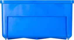 Контейнер полочный пластиковый, 400x185x100 мм, 7.4 л, синий [6003]