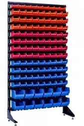 Стеллаж с пластиковыми ящиками 1801-1/11/2 Kombo