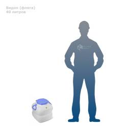 Фляга (бидон) пластиковая для пищевых продуктов Martika Гранде, 40 л, фиолетовый [С910ФИЛ]