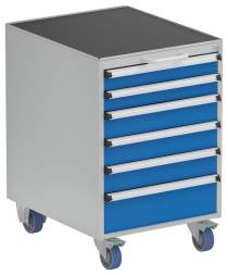 Тумба с выдвижными ящиками Treston 53/66-2, роликовые колеса, 2x75 3x100 1x150 , 5366302-07