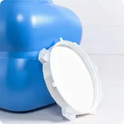 Фляга (бидон) пластиковая для пищевых продуктов Martika Гранде, 50 л, фиолетовый [С911ФИЛ]