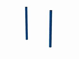 Стойки перфорированные для тележки ДВК