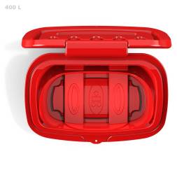 Ящик для соли, реагентов 400 литров PREMIUM, красный
