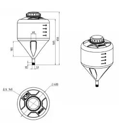 Емкость БИО 35л